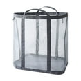 thumbnail image 2 of Iumwxz Large Capacity Mesh Dirty Clothes Basket Portable Foldable Wall-Mounted Laundry Basket Clothes and Toys Storage Bag home decor christmas clearance outdoors indoor, 2 of 5