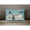 thumbnail image 4 of Carolines Treasures CK7761PW1216 Black Labrador Kitchen Scene Canvas Fabric Decorative Pillow 12H x16W multicolor, 4 of 4