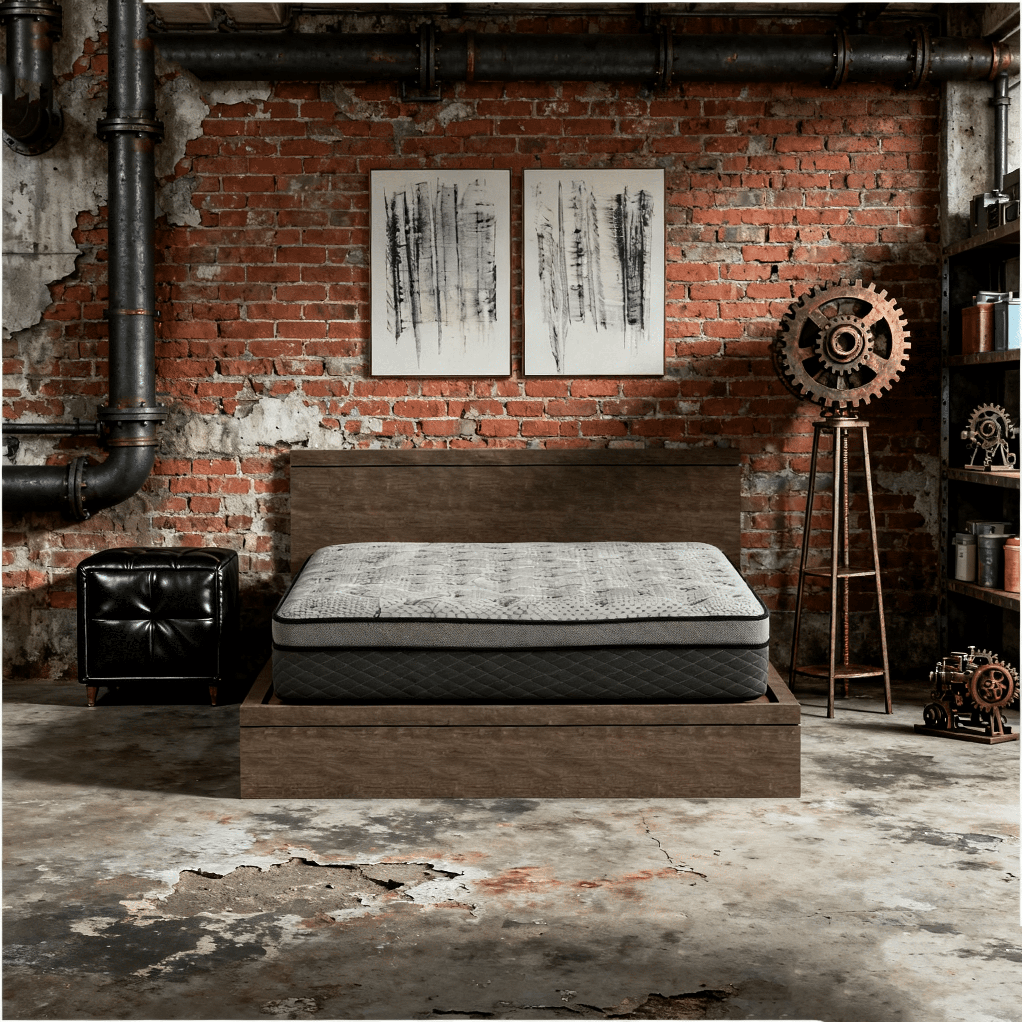 12 Inch King Hybrid Mattress, Medium Firm Feel for Back Pain Relief, Gel Memory Foam and Pocketed Coils, Edge Support, Motion Isolation, Cooler Sleep, CertiPUR-US Certified