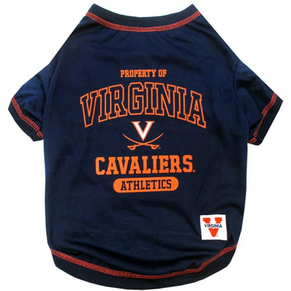 Pets First Collegiate Virginia Cavaliers Pet Dog T-Shirt in 5 Sizes - Large