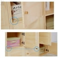 thumbnail image 3 of GustaveDesign 10 Pack Cabinet Cupboard Door Magnetic White Tone Latch Catch Magnetic Cabinet & Door Latch/Catch Closures, 3 of 8