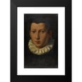 thumbnail image 2 of Alessandro Allori 16x24 Black Modern Framed Museum Art Print Titled - Portrait of a Young Man, 2 of 5
