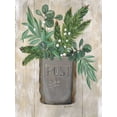 thumbnail image 2 of Talent, Kelley 19x24 Gold Ornate Wood Framed with Double Matting Museum Art Print Titled - Vintage Winter Mailbox, 2 of 4