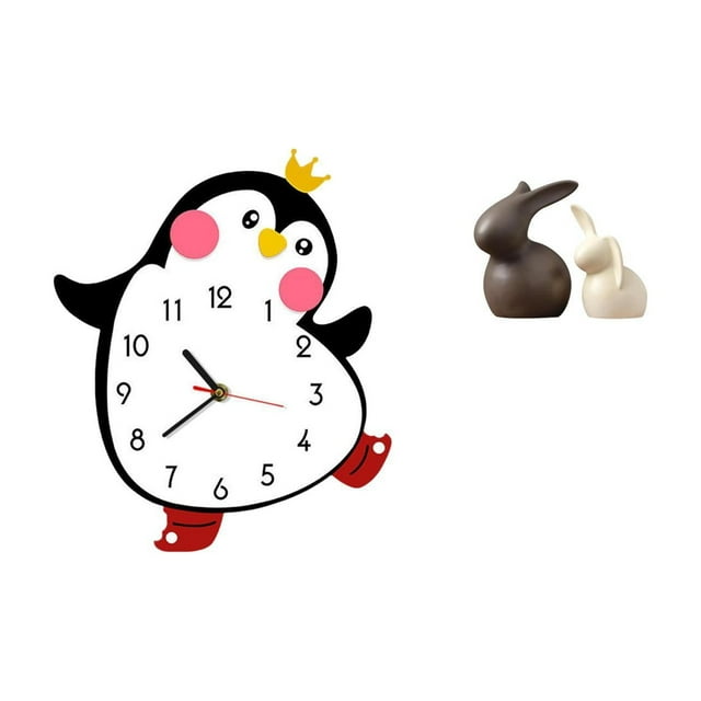 Reloj de pared silencioso, decorativo, de madera, de cerámica, ideal para el hogar, la oficina, la sala de estar, el dormitorio y la oficina.