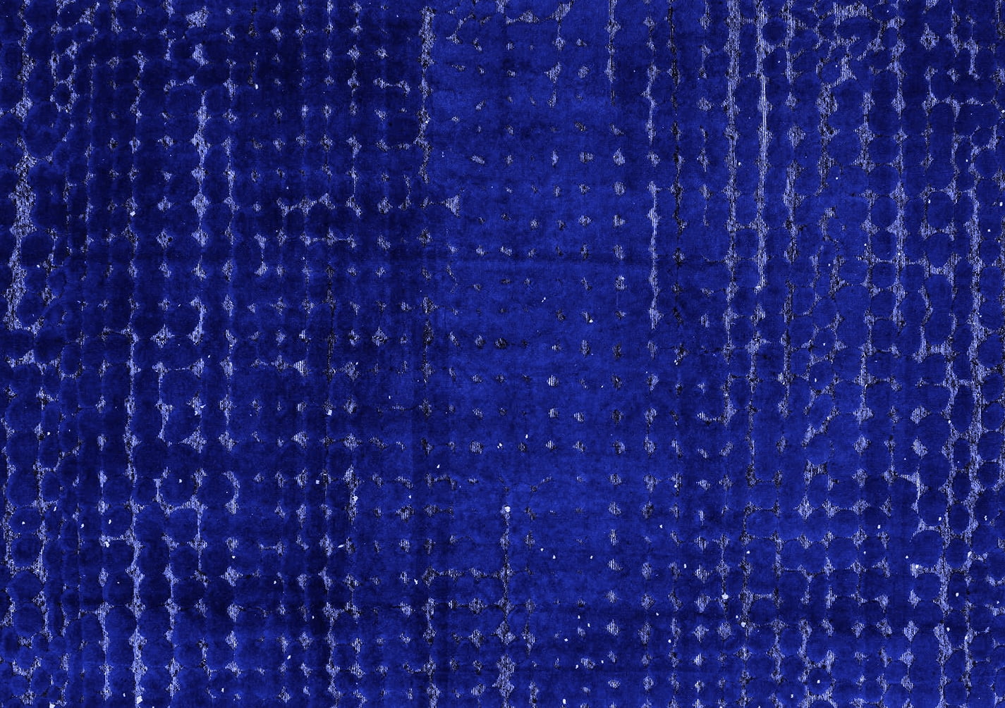 Ahgly Company Indoor Rectangle Abstract Blue Modern Area Rugs, 4' x 6