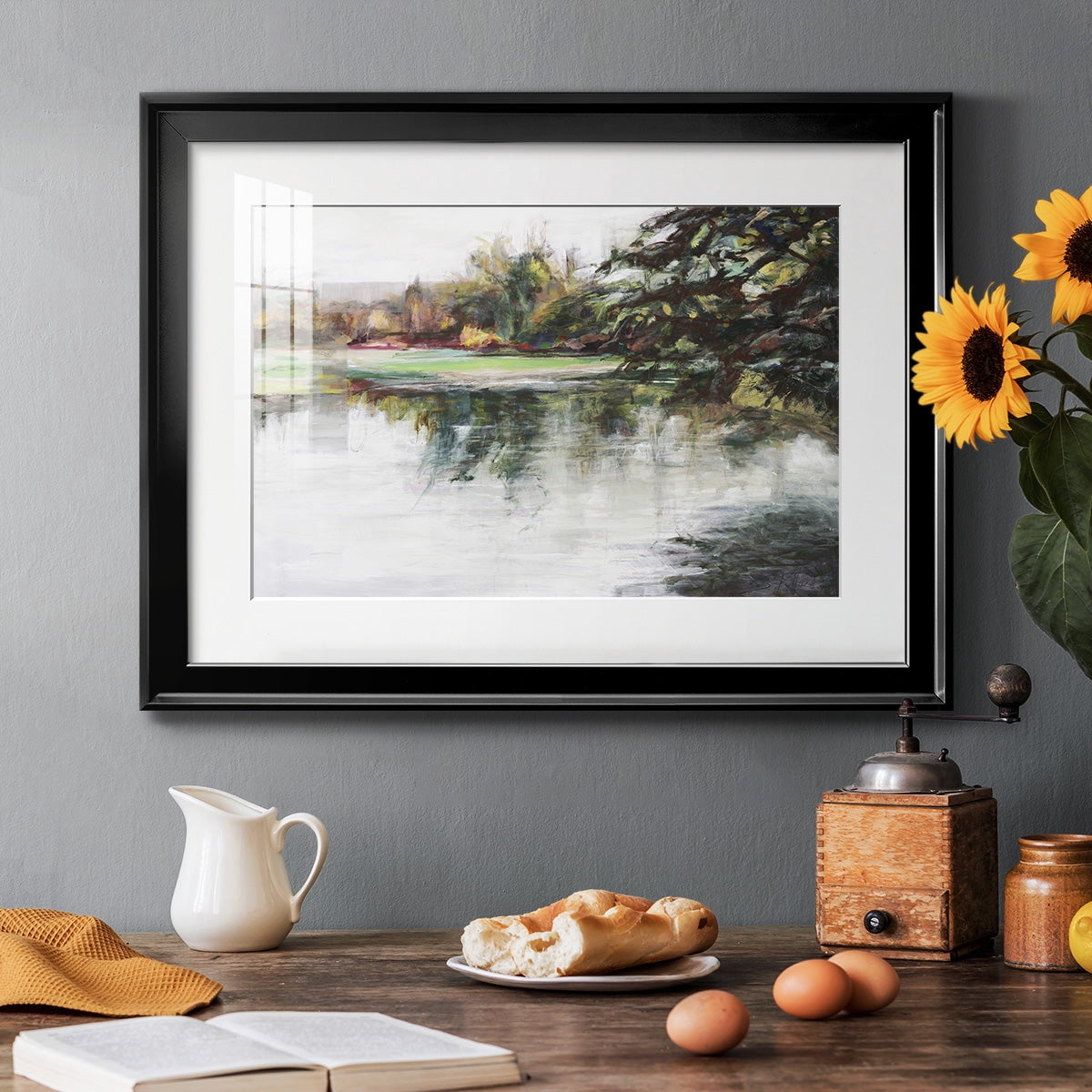 Upon Reflection Premium Framed Print - Ready to Hang