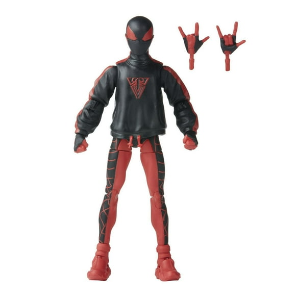 Hasbro Marvel Legends Series, Miles Morales Spider-Man, figurine de collection Spider-Man Legends de 15 cm avec 2 accessoires