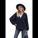 thumbnail image 3 of Sudadera con Capucha y Cremallera de Larga Azul Marino L, 3 of 10