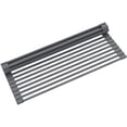 thumbnail image 1 of Kraus KRM-11DG Multipurpose Over Sink Roll-Up Dish Drying Rack, Dark Grey, 1 of 9
