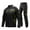 Black, variant on Waterproof Motorcycle Rain Suit Men Women Cycling Rain Gear Jacket and Pants with Storage Bag