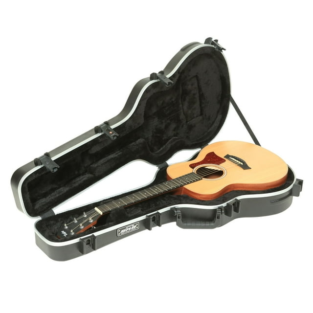 SKB Taylor GS Mini Guitare Acoustique Étui Rigide, Serrures, Poignée, Protection, Noir