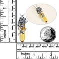 thumbnail image 2 of YAFEINI November Birth Flower Necklace Jewelry Chrysanthemum with Yellow Quartz Healing Stone Necklace for Women Sterling Silver Gifts for Mom Daughter Birthday (11-November), 2 of 5