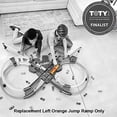 thumbnail image 2 of Replacement Parts for Hot-Wheels Playset GFH87 - Die-Cast Cars ~ Replacement Left Orange Jump Ramp, 2 of 6