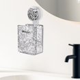 thumbnail image 3 of XINQIHANG Suction Cup Shower Container Comb Storage Rack Flexible Toiletries Household Shower Basket Toothbrush Holder for Laundry Room, Transparent Silver, 3 of 7