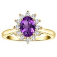 thumbnail image 2 of Tommaso Design� Genuine Amethyst Ring, 2 of 9