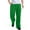 933#Green, variant on Mens Big & Tall Open Bottom Sweatpants - Fleece, Drawstring Elastic Waist, Athletic Pants with Pockets Green 2XL
