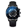 thumbnail image 2 of Reloj de ocio de negocios transparente hueco no mecánico para hombres y mujeres con cinturón de aleación de regalo reloj de calendario de cuarzo, 2 of 5