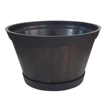 HDR-474529 15.5 in. Whiskey Barrel Planter
