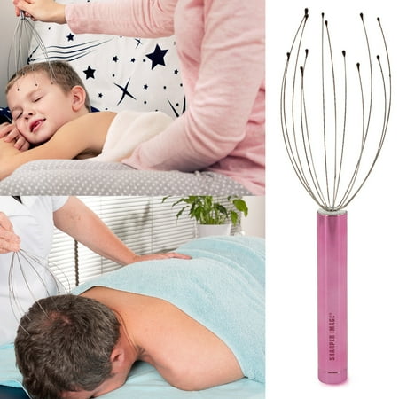 Sharper Image Vibrating Scalp Massager, Electric Head Massager, Scratcher