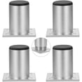 thumbnail image 1 of Patas ajustables para muebles, patas de gabinete, aleación de aluminio para estantes de sofá, carga de 60mm, 4 piezas, 1 of 5