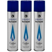Colibri Premium Butane Fuel Refill for Lighter 3 Cans