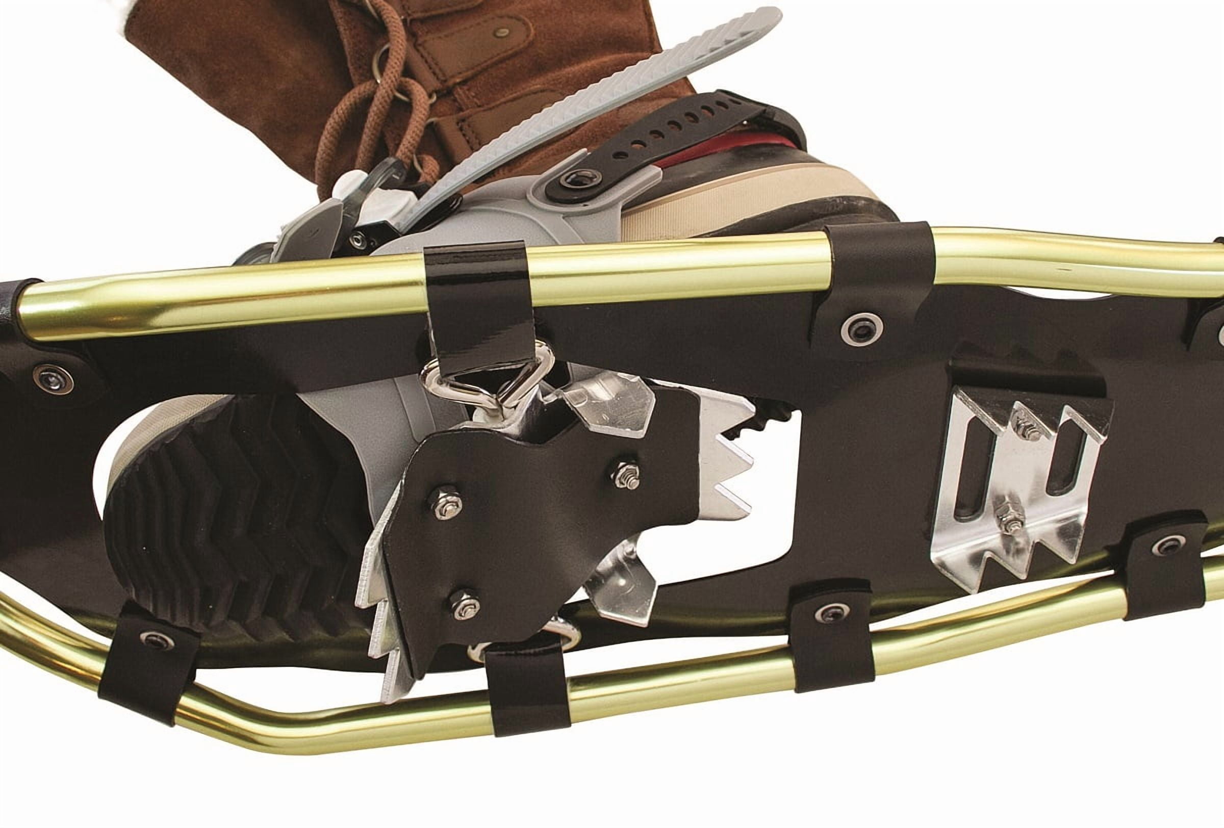 Expedition Trail Men and Women's Lightweight Aluminum Snowshoe Kit, Size 19, Ratchet Binding