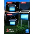 thumbnail image 6 of Outdoor Solar Bug Zapper - 10W Solar Panel Powered Mosquito Killer, Waterproof Electronic Insect Fly Trap for Patio, Backyard & Garden, 6 of 9