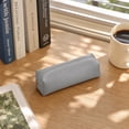 thumbnail image 6 of WONDBA PU Leather Pencil Case with zipper, simple style Gray, 6 of 7