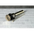 thumbnail image 3 of Kingston Brass KBT2123 16.25 in. 22 Gauge Brass Pop-Up Drain with Overflow & Extra Long Pop-Up Rod, Antique Brass, 3 of 4
