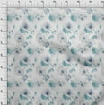 thumbnail image 3 of oneOone Cotton Cambric Light Gray Fabric Florals Diy Clothing Quilting Fabric Print Fabric By Yard 56 Inch Wide-CN0, 3 of 4