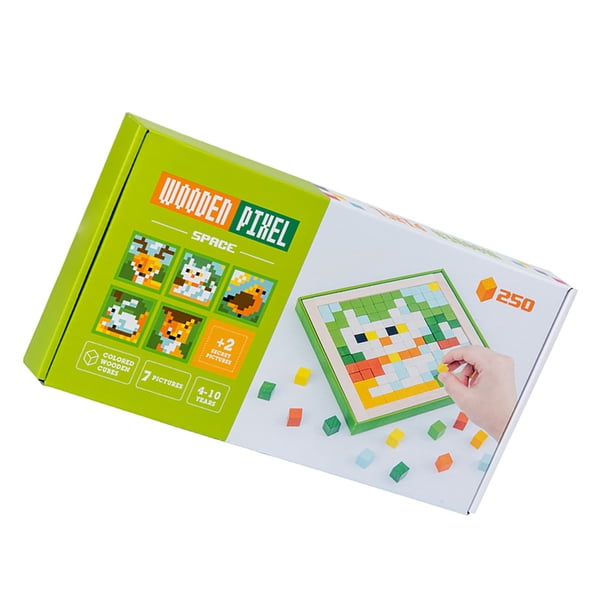 Vogacara Rompecabezas de avión de mosaico para niña, juguete para regalo, rompecabezas para niños, bloques de construcción coloridos pulidos a mano, Juguetes Tipo 1 Vogacara FN003385-01