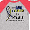 thumbnail image 4 of Inktastic I Wear Blue and Yellow for Myself Down Syndrome Awareness Boys or Girls Toddler T-Shirt, 4 of 5