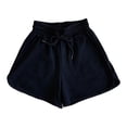 thumbnail image 3 of Shorts for Women 2026 Summer Plus Size Elastic Waist Drawstring Loose Fit Casual Shorts with Pockets Loungewear, 3 of 4