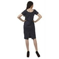 thumbnail image 4 of Bimba Printed Short Sleeves BodyconÃ‚Â&nbsp;ChambrayÃ‚Â&nbsp;Dress For Women Formal Wear, 4 of 6