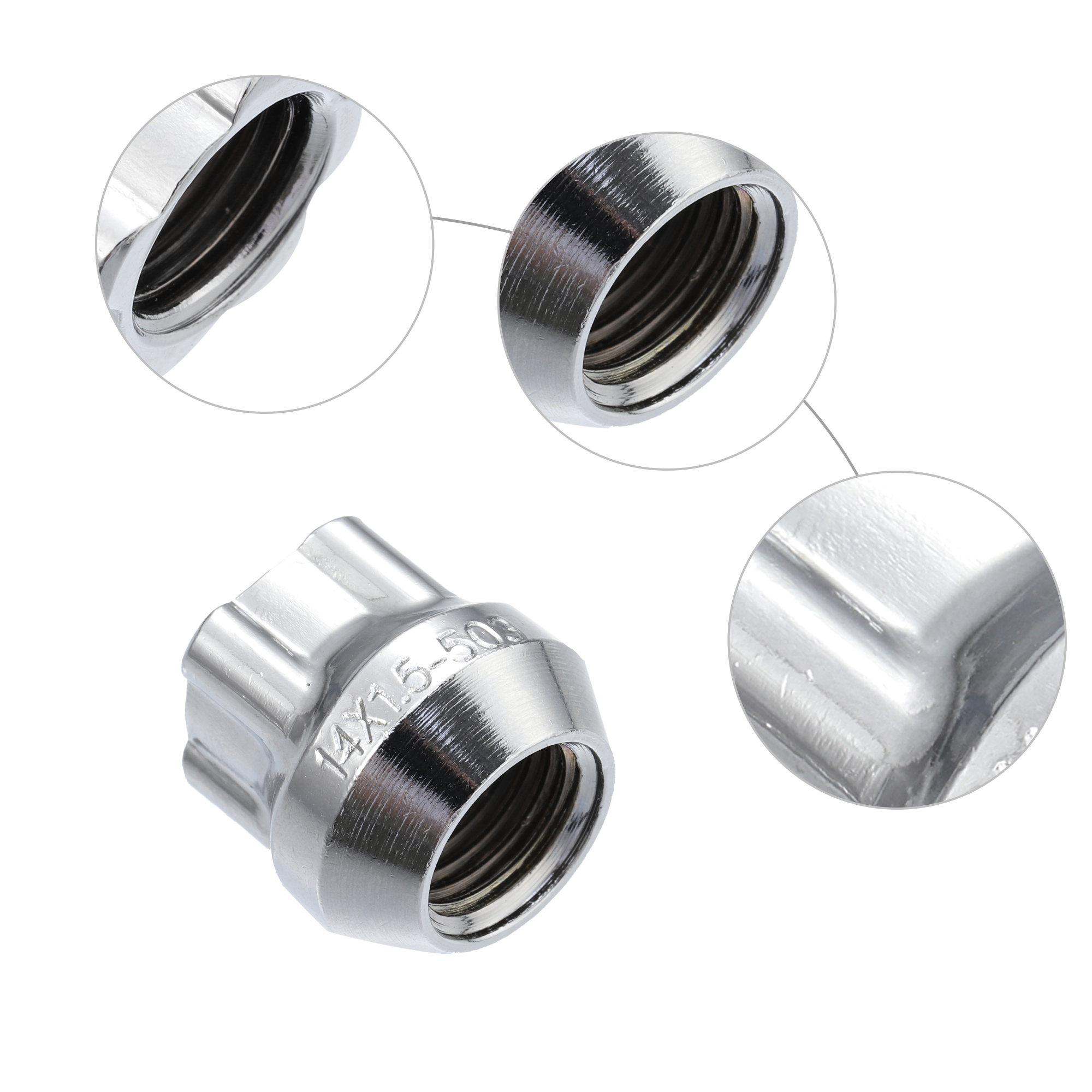 Unique Bargains M14x1.5 Car Wheel Lock Lug Nuts Set Anti Theft for Tesla Model