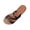 Black, variant on Slides Sandals Women Open Toe Multi Thin Straps Flat Sandals Square Toe Plain Slip On Slides Casual Minimalist Beach Vacation Slippers