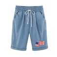 thumbnail image 2 of Pntutb Grande Taille Liquidation! Mode Femmes Short Imprimé Serré Taille Haute Poche Élastique Sports Demi-Shorts Pantalons, 2 of 6