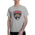 thumbnail image 1 of Florida Panthers Fashion Men'S Short Sleeve T-Shirt Gray Large, 1 of 5