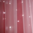 thumbnail image 4 of Curtains Blackout Star Hollow Curtain for Bedroom, Double Layer Curtains Nursery Cute Curtains, Kids Curtains for Girls, 4 of 7