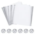 thumbnail image 1 of Uxcell 100 Pcs 5 x 5 Inch Square Aluminum Foil Candy Wrappers, Silver Tone, 1 of 6