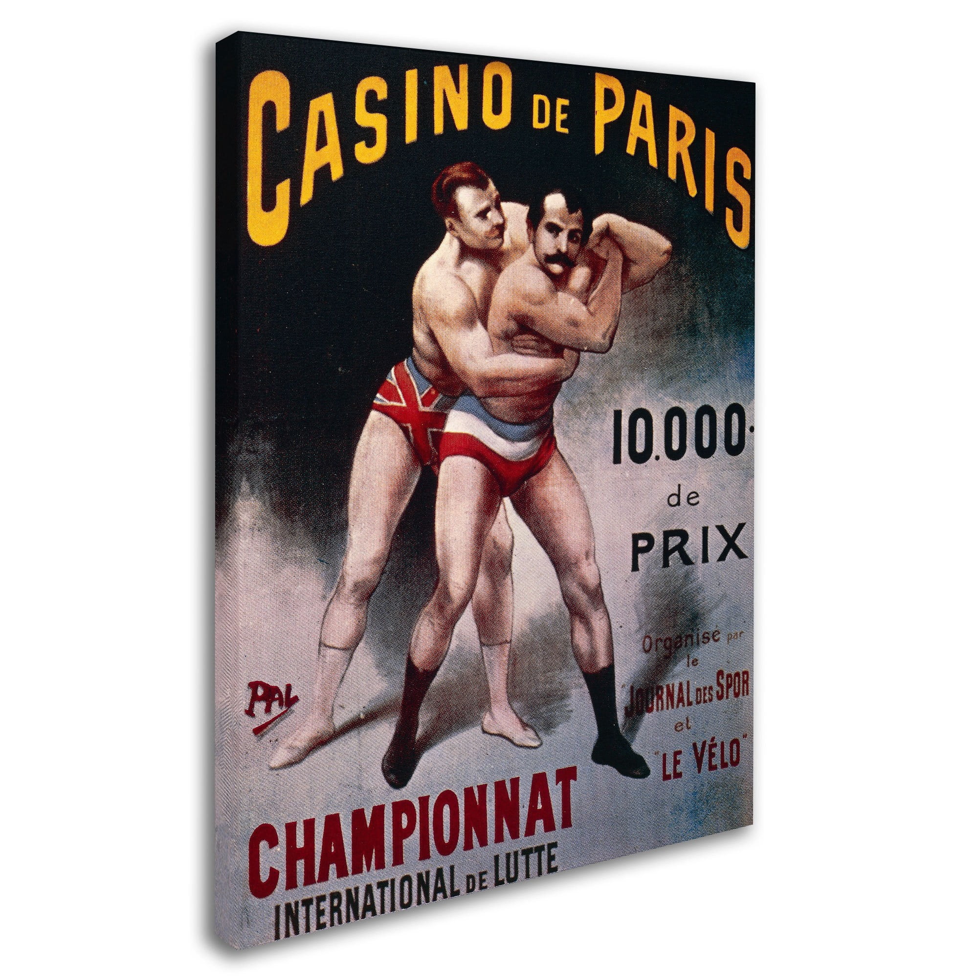 Trademark Fine Art "International Wrestling Championship" Canvas Art by Pal
