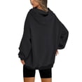 thumbnail image 1 of Sudaderas con capucha de gran tamaño para mujer, sudaderas, manga larga, jersey liso, chaqueta de transición de invierno, sudadera con capucha, chaqueta para exteriores, 1 of 5