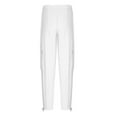 thumbnail image 5 of Tdoqot Mens Pants Casual Linen Wide Leg Baggy Chinos Pants Men White Size 2XL, 5 of 6