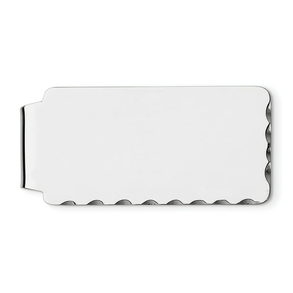 Beautiful Sterling Silver Rhodium-plated Money Clip