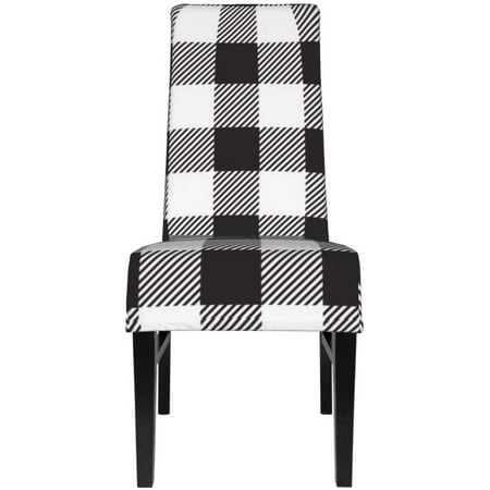 Dining Chair Cover Stretch, Buffalo Plaid Dining Chair Covers