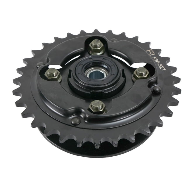 PORTA ENGRANE TRASERO CON ENGRANE ITALIKA TC 200 NEGRA (18-20)