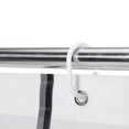 Extendable Corner Curved Shower Curtain Rod Pole Adjustable 4064 inch