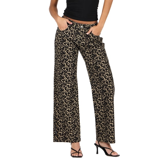 Forever 21 Women's Low Rise Baggy Stretch Denim Jeans, Sizes 0-14