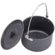 thumbnail image 5 of Outdoor Camping Pot Portable Aluminum Alloy Bonfire Hanging Pot with Lid Storage Bag for 6?8 People, 5 of 8
