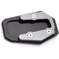 thumbnail image 2 of HUGFEGWE Motorcycle CNC Kickstand Foot Enlarger Side Stand Extension Pad Support Plate for BMW R1200RT R 1250 RT 2014 2015 2016 2017 2018 (Titanium) U2537-4016, 2 of 5